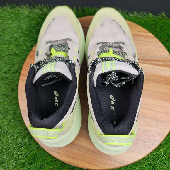 Asics Womens Gel Trabuco 12 Oatmeal Black Running Shoes Sneakers Size 8 1012B605 - Picture 8 of 12